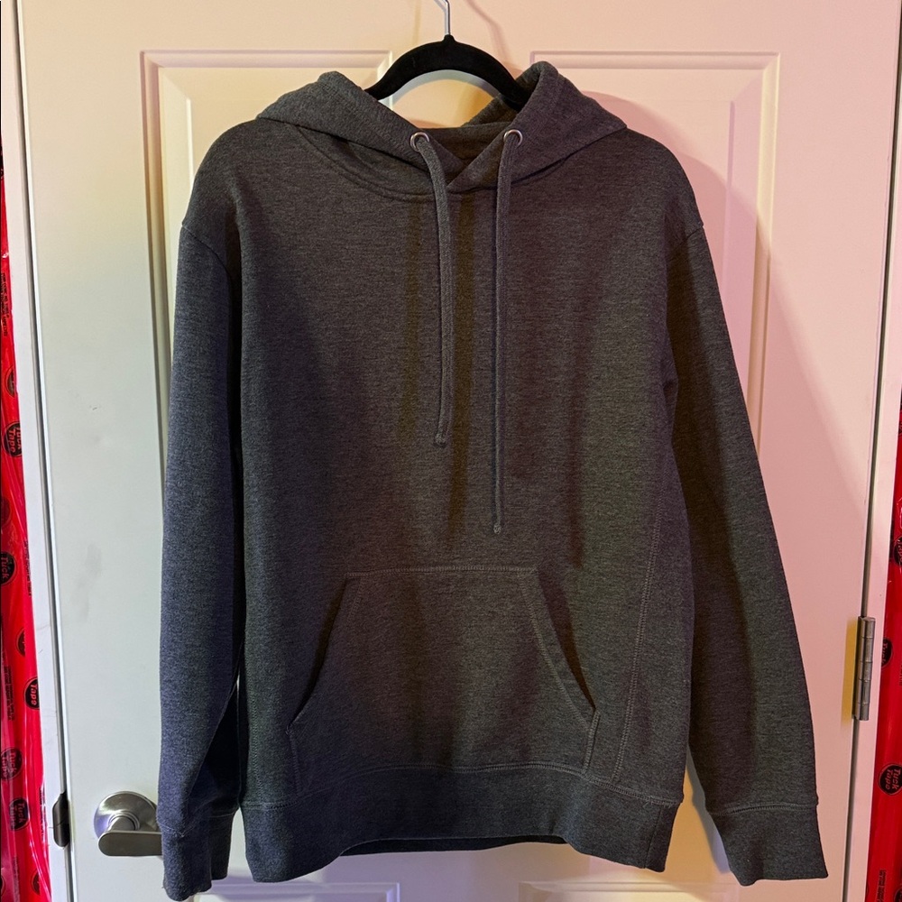 Classic Pullover Hoodie in Dark Gray Medium